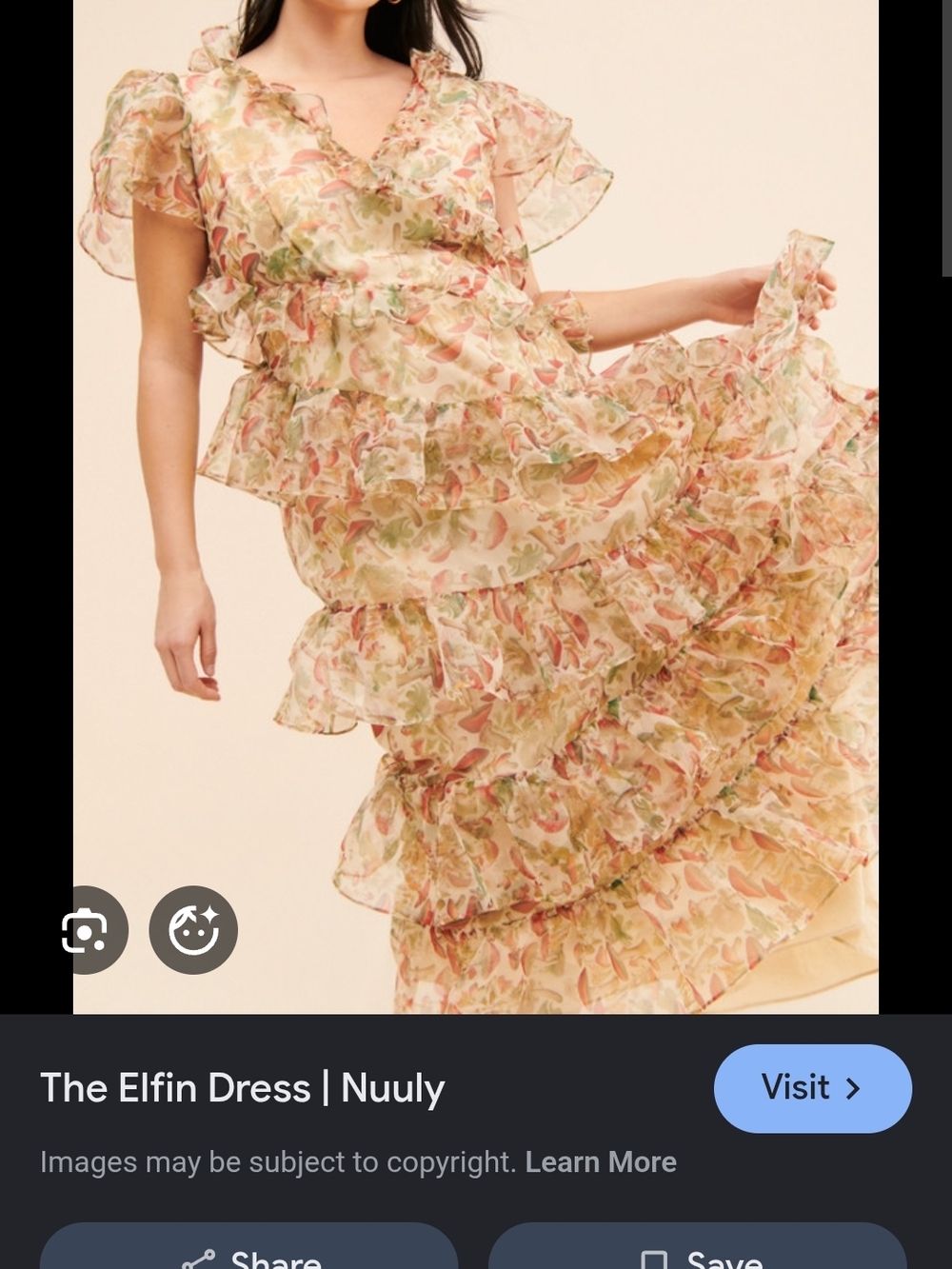 Selkie Mushroom Elfin Dress - Picture 2 of 4